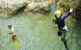Rafting on the Soča river with canyoning for one person