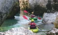 Soča Splash - Spust po reki Soči z odprtim kajakom