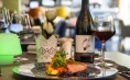 Gastronomisches Erlebnis mit Blick auf den Hügel von Zagorje in der Villa Magdalena