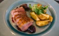 Gastronomisches Erlebnis mit Blick auf den Hügel von Zagorje in der Villa Magdalena