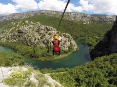 Zipline Croatia &ndash; Zipline ride Cetina Canyon