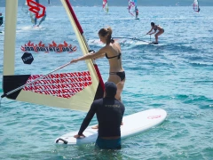 Adrenaline challenge: windsurfing course at Zlatni Rat