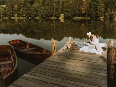 Forest resort – Overnight stay in a cottage with breakfast + boat and SUP rental