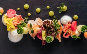 Restaurant 1906 – 6-course chef's menu with wine pairing