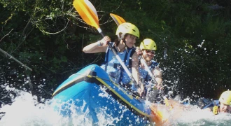 Rafting on the Sava River for two people