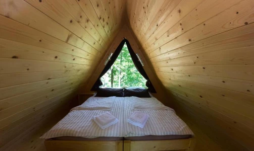 Glamping Savinja - Nočitev v hiški za 3 osebe