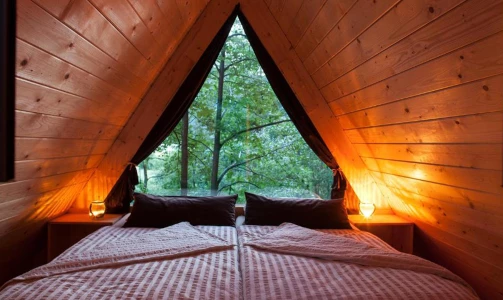 Glamping Savinja - Nočitev v hiški za 3 osebe