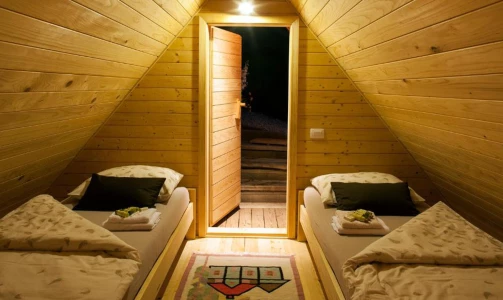 Glamping Savinja - Nočitev v hiški za 3 osebe