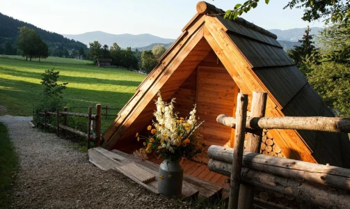 Glamping Savinja - Nočitev v hiški za 3 osebe