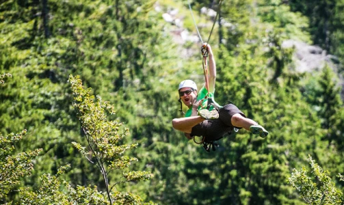 Adrenalinski spust žičarom za jednu osobu u Bovcu