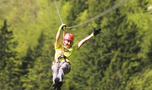 Adrenalinski spust žičarom za jednu osobu u Bovcu