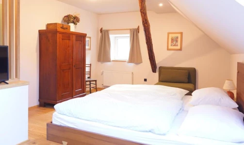 Kmetija Želinc – Übernachtung mit Frühstück im Zimmer mit französischem Bett