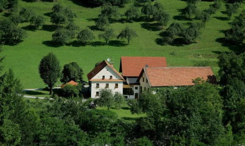Kmetija Želinc – Übernachtung mit Frühstück im Zimmer mit französischem Bett