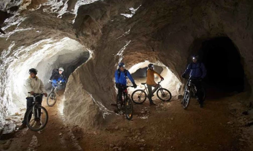 Mine tour by bike for 4 people