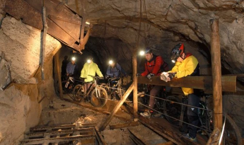 Mine tour by bike for 4 people