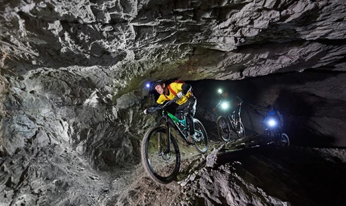 Mine tour by bike for 4 people