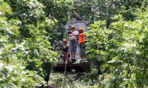 Zipline Kroatien - Seilrutsche in der Schlucht von Cetina