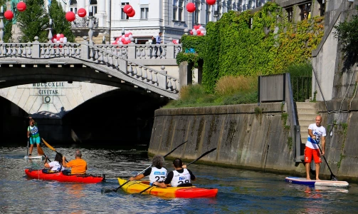 Kajak kanu klub Ljubljana - 1-dnevni tečaj kajaka na reki Ljubljanici