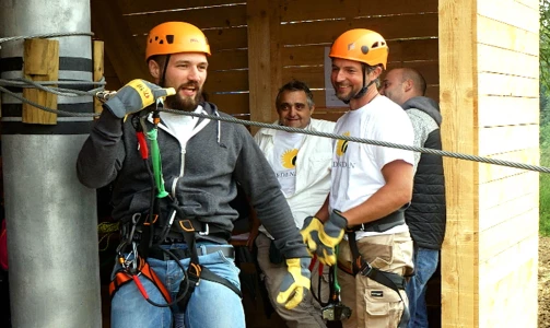 Zipline Maribor - Spust po čeličnoj sajli za četiri osobe