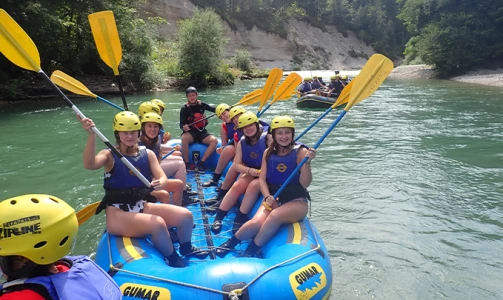 Rafting on the Sava River for two people