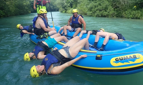 Rafting on the Sava River for two people
