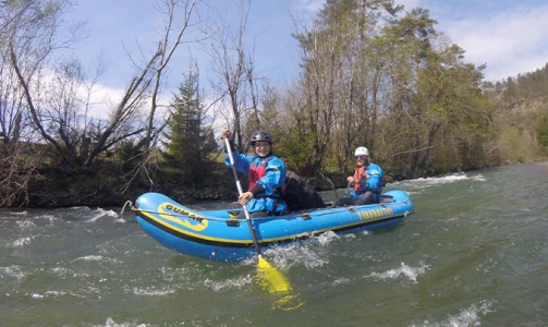 Rafting on the Sava River for two people