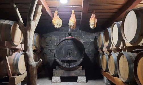Vinska klet Tavčar - Teranova degustacija in domača pojedina za 4 osebe