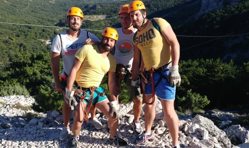 Razburljiv zipline spust EDISON in izposoja SUP desk